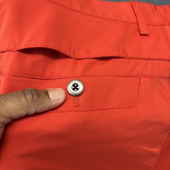 Adidas Men’s Performance Golf Pant Burnt Orange Flat Lightweight Size 34 X 30 - Picture 8 of 16